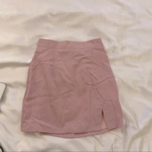Princess Polly Pink skirt with slit NWT